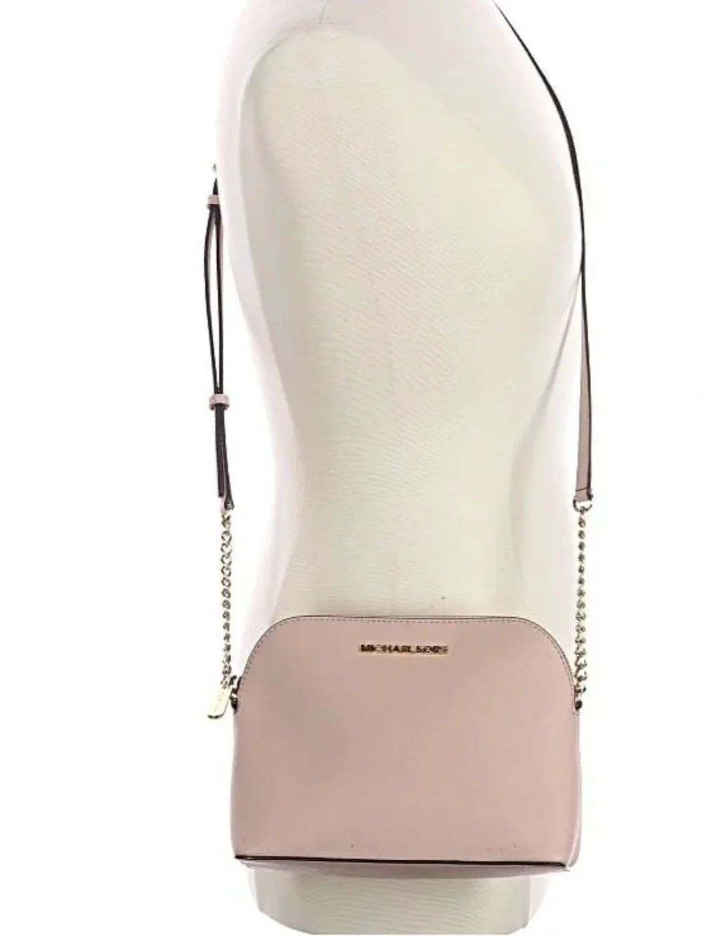 Michael Kors Light Pink Crossbody with Gold Hardware